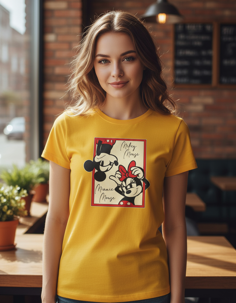 Remera: Mikey And Minnie Mouse 01 Memoestampados - Imagen 6