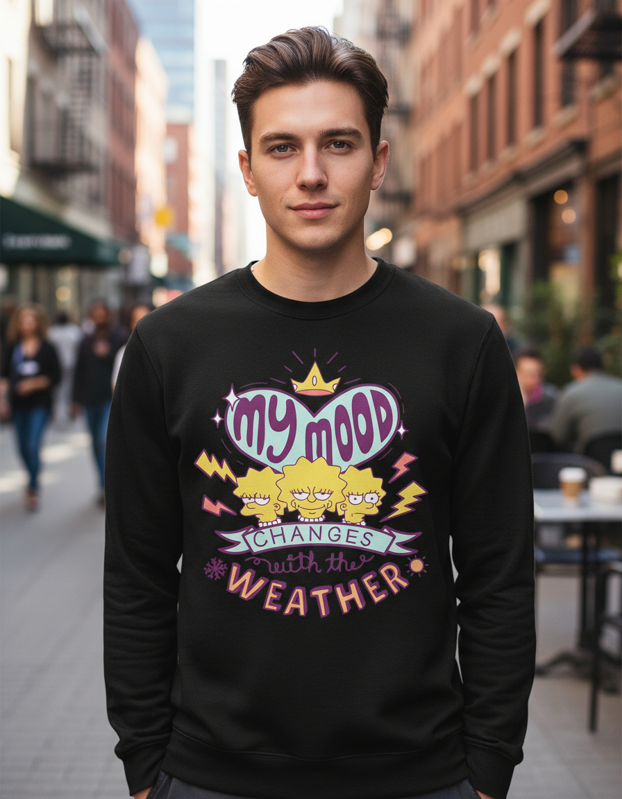 Buzo Lisa My Mood Changes Memoestampados