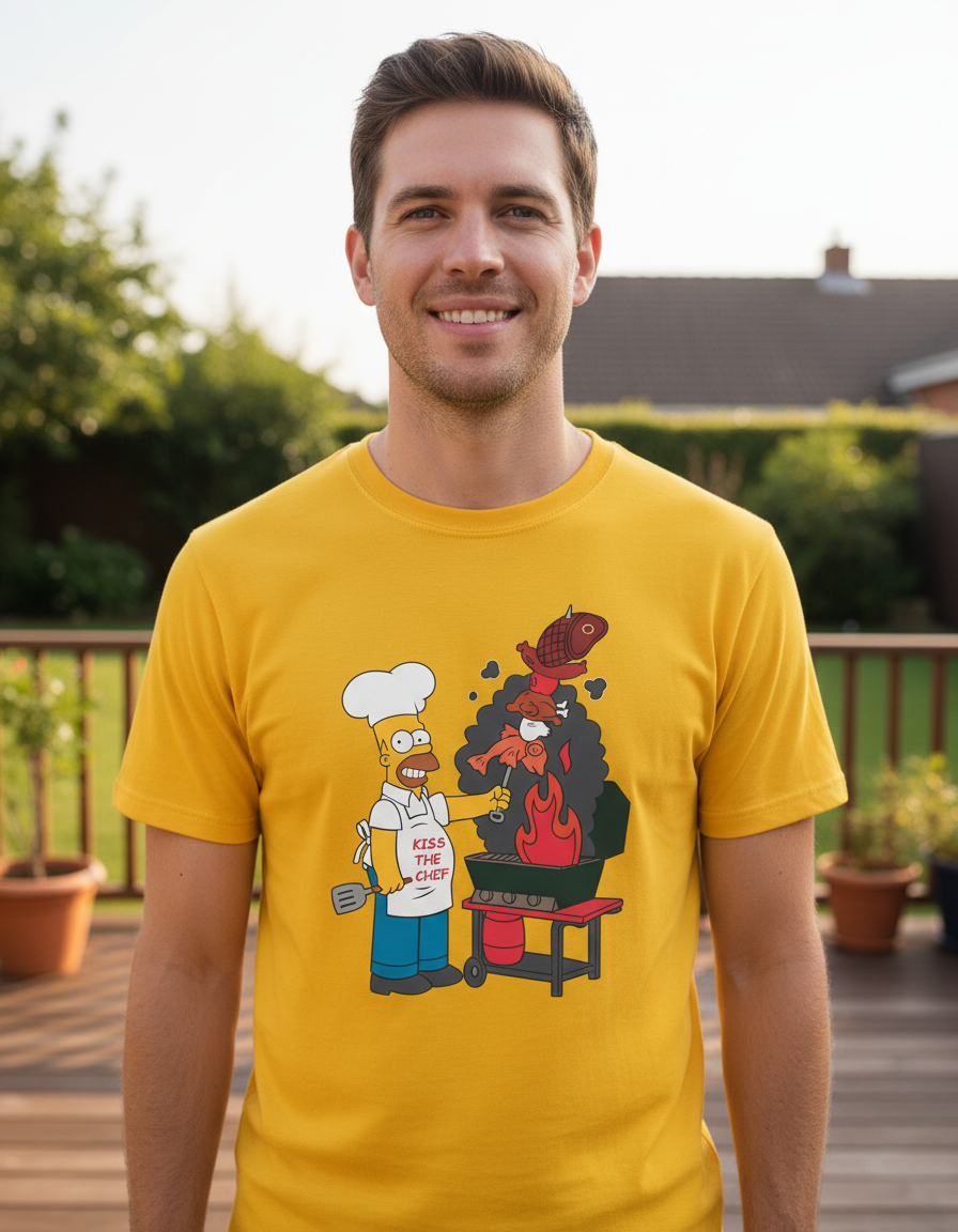 Remera: Kiss The Chef Homero Memoestampados - Imagen 17
