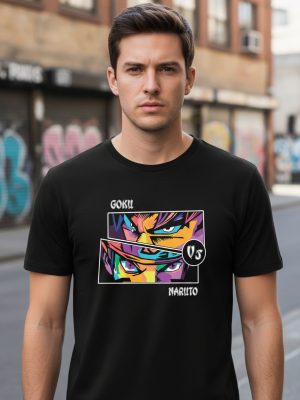 Remera: Goku Vs Naruto Memoestampados
