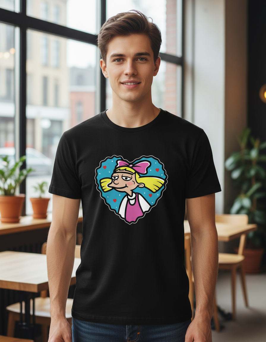 Remera: Helga In Love Memoestampados