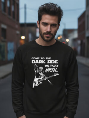 Buzo Dark Side We Play Metal Memoestampados