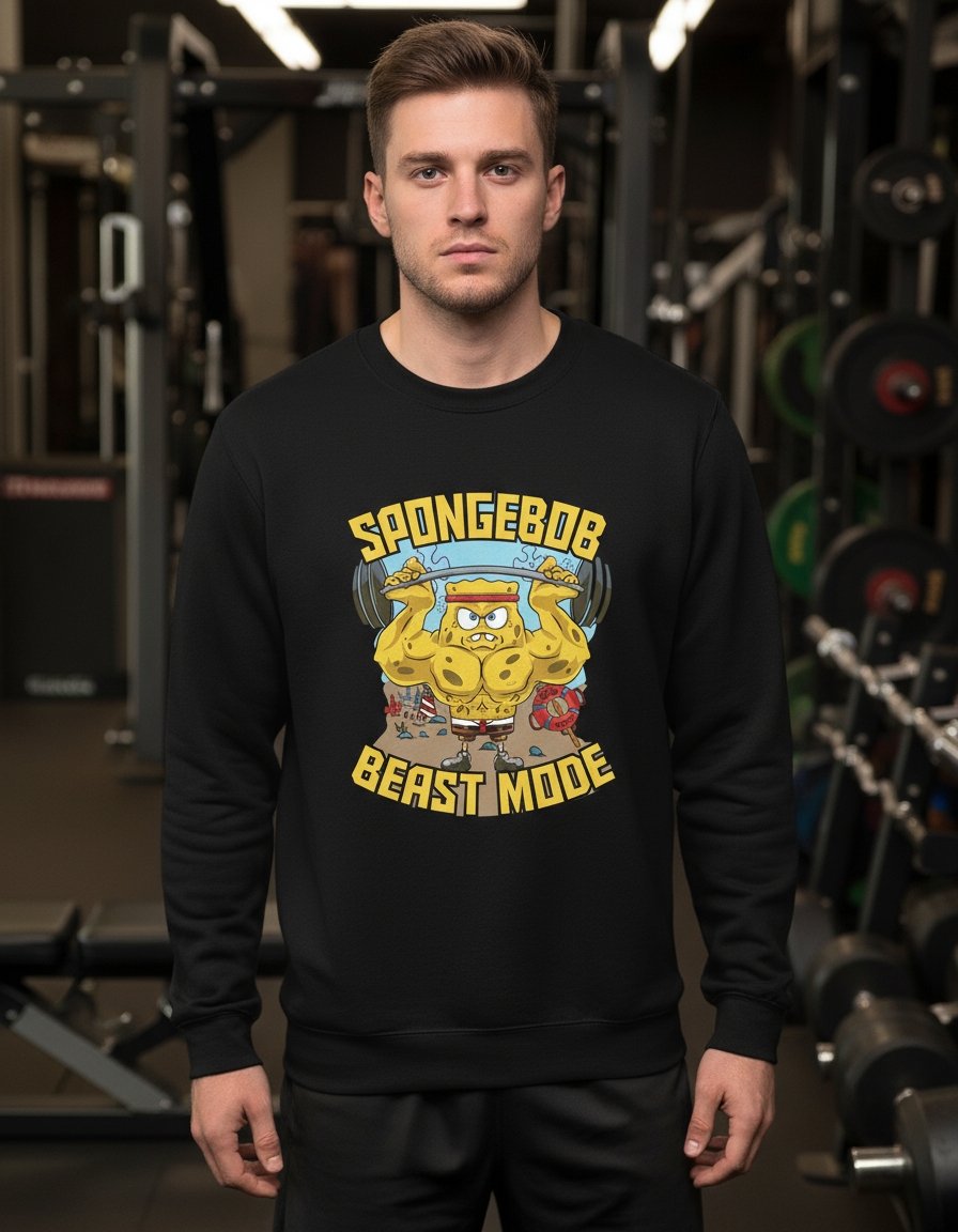 Buzo Sponge Bob Beast Mode Memoestampados - Imagen 4