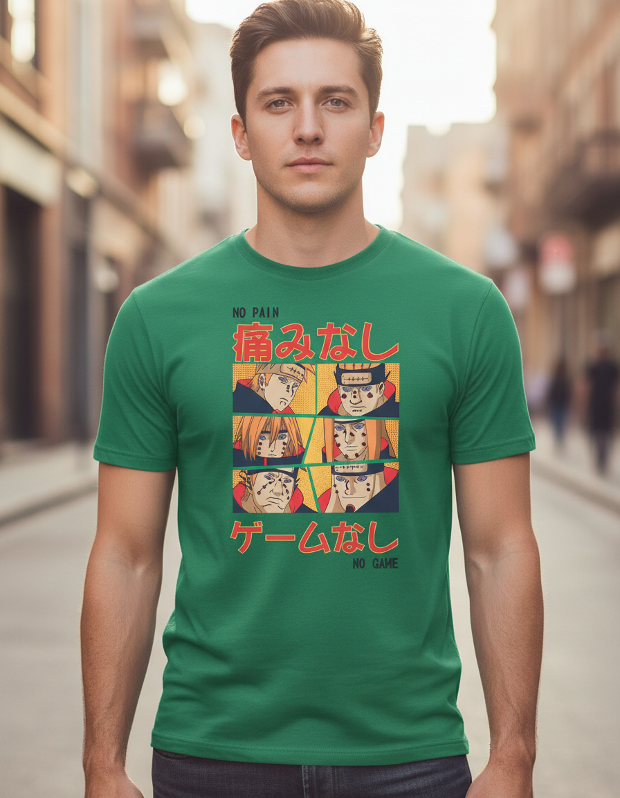 Remera: Naruto No Pain No Game Memoestampados - Imagen 15