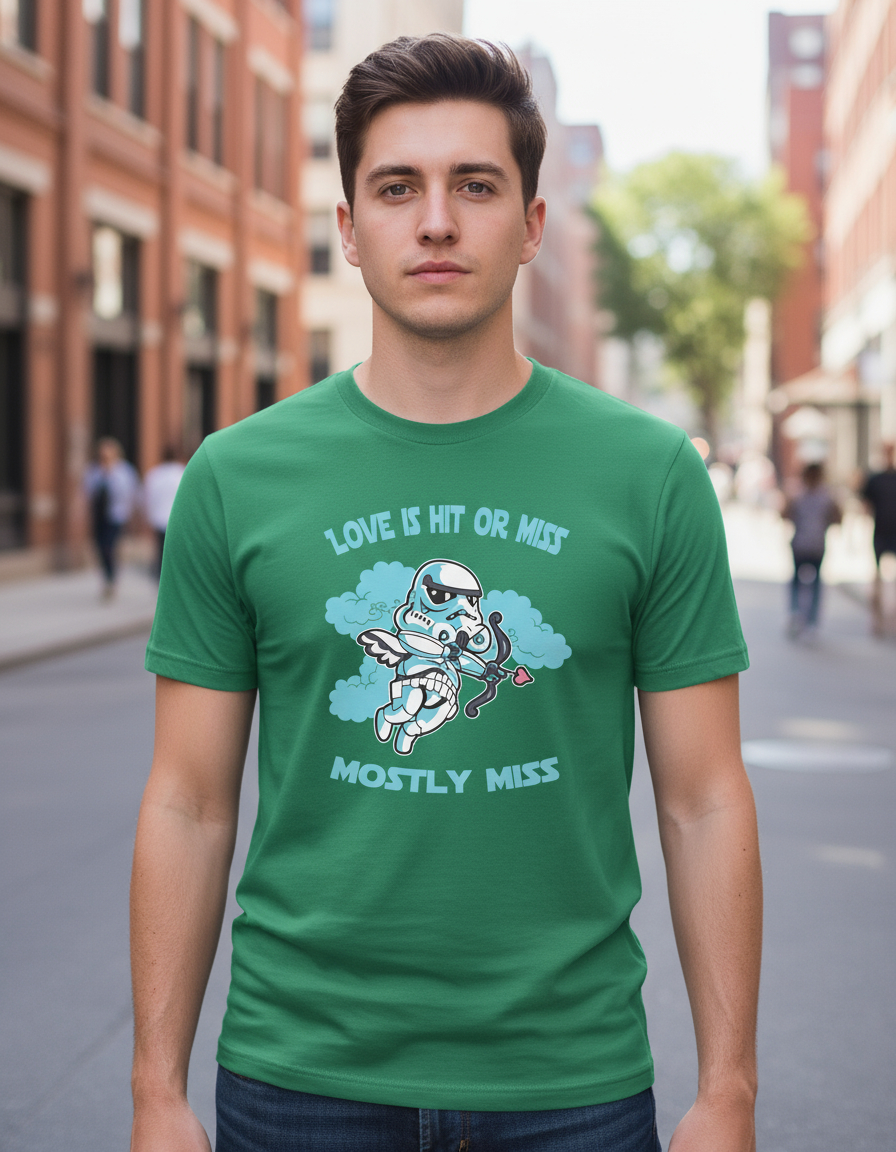 Remera San Valentin,love Is Hit Or Miss Precio Por 2 Uni - Imagen 17