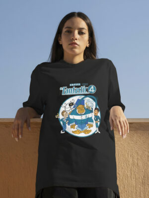 Remera: 4 Fantasticos Cartoon Memoestampados
