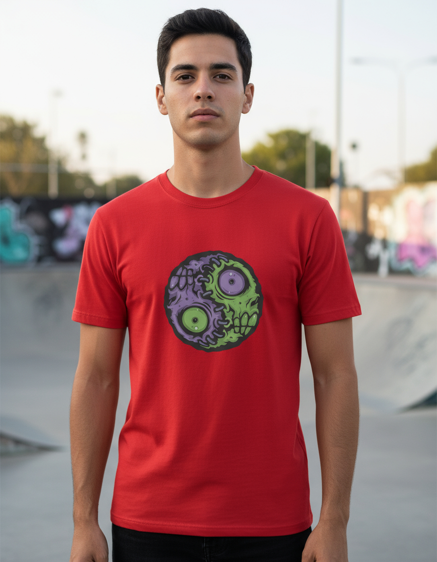 Remera: Zombie Ying Yang Memoestampados - Imagen 11