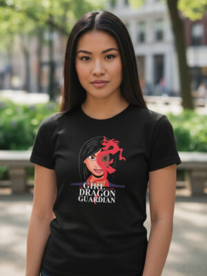Remera: Mulan Dragon Guardian Memoestampados