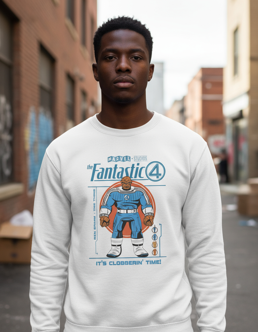 Buzo 4 Fantasticos Ben Grimm Memoestampados - Imagen 4