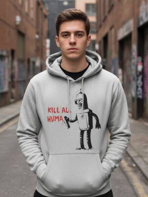 Canguro Bender Kill All Huma Futurama