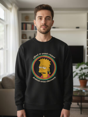 Buzo Bart Que Paso Viejo Antes Eras Chevere Memoestampados