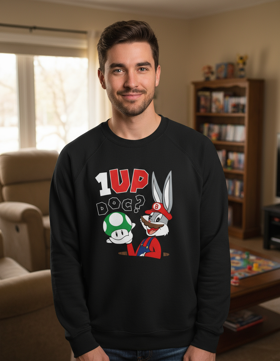 Buzo 1up Bugs Bunny Memoestampados