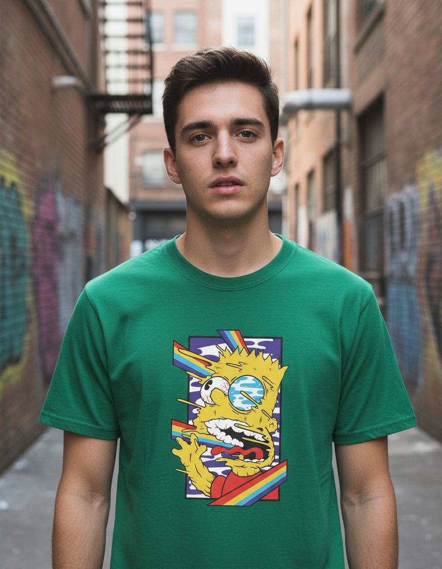 Remera: Psycho Bart Memoestampados - Imagen 8