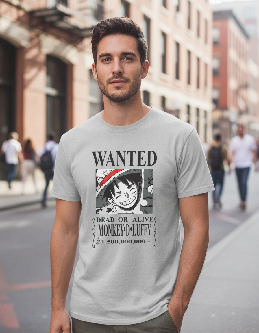 Remera: Wanted Luffy Memoestampados - Imagen 25