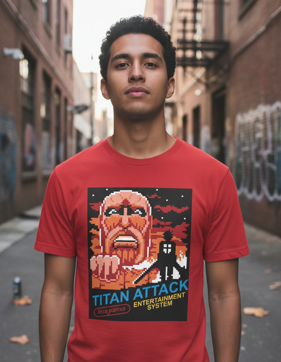Remera: Titan Attack Nes Memoestampados - Imagen 11