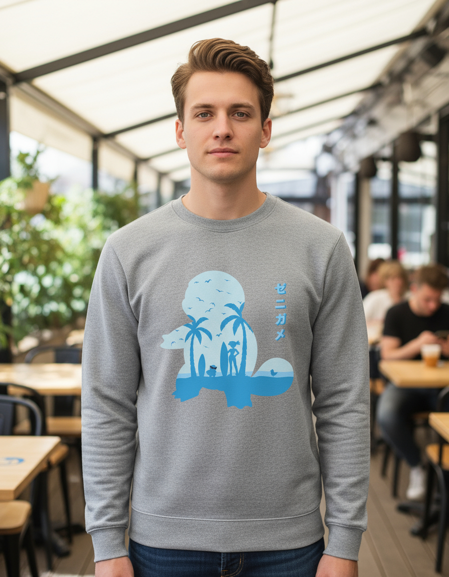 Buzo Squirtle Silueta 01 Memoestampados - Imagen 3