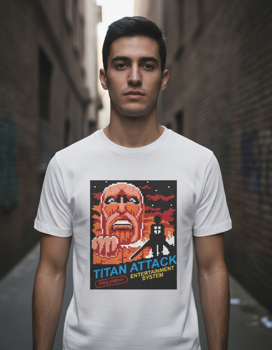 Remera: Titan Attack Nes Memoestampados - Imagen 27