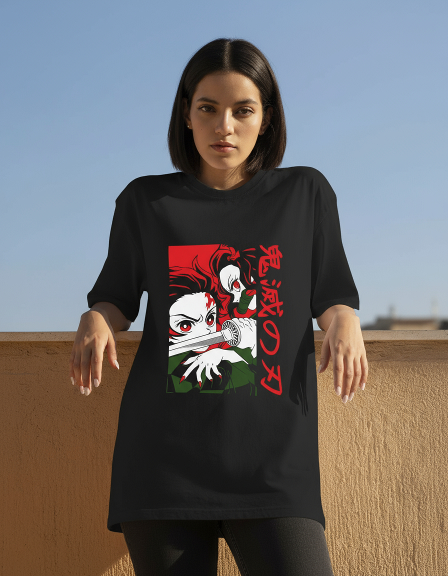Remera: Nezuko Y Tanjiro Kamado 01 Memoestampados