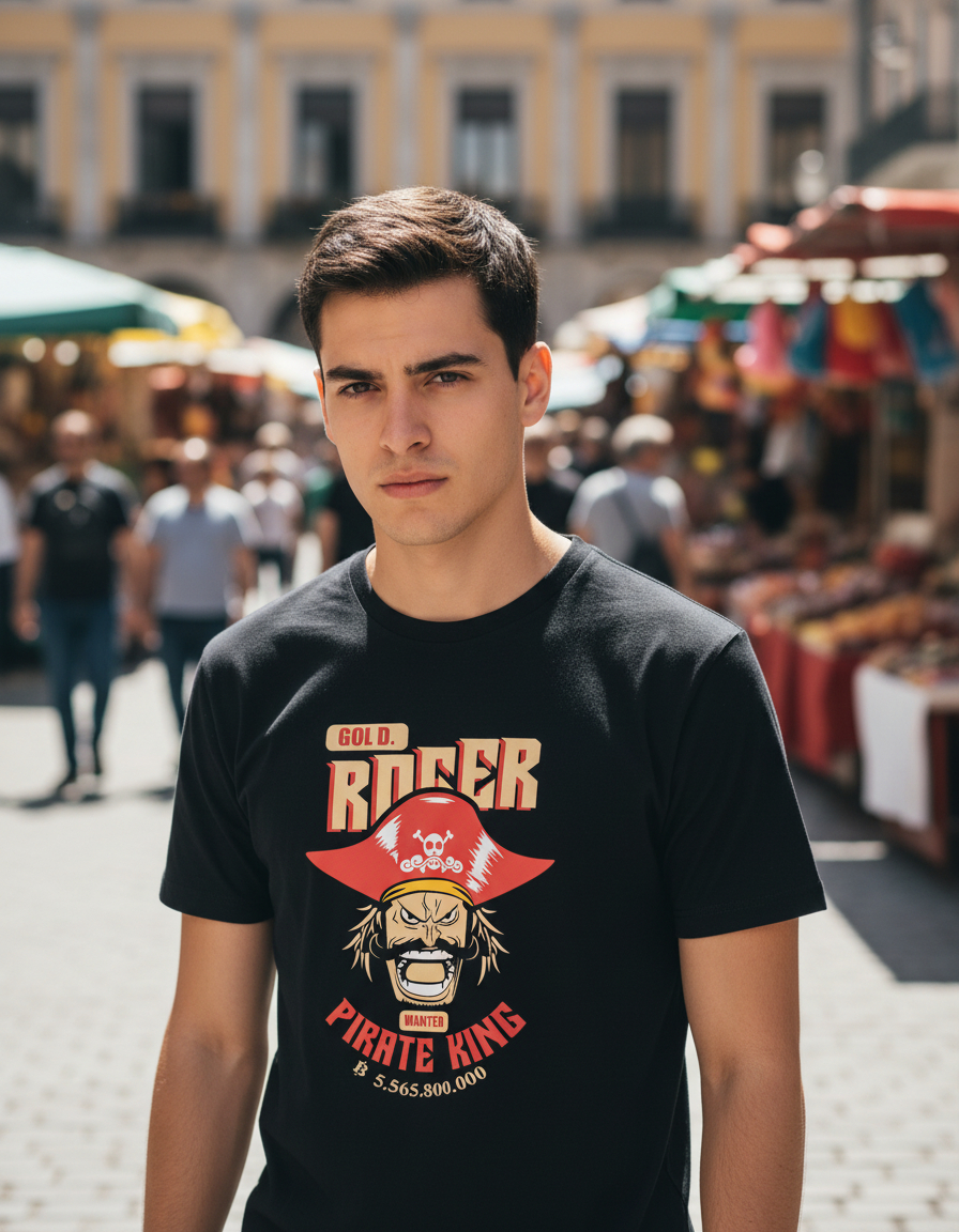 Remera: Gol D. Roger Memoestampados