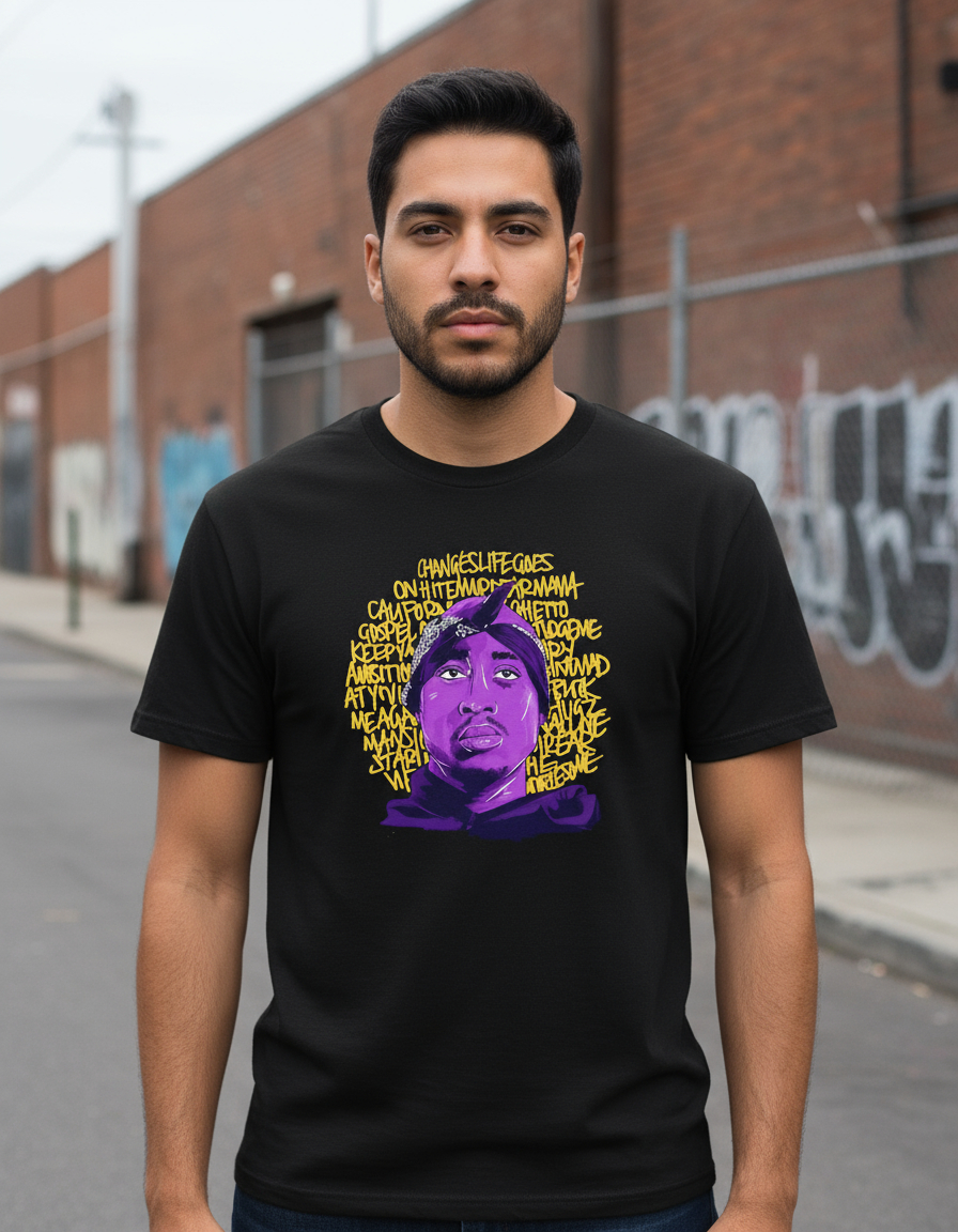 Remera: Tupac Shakur Memoestampados