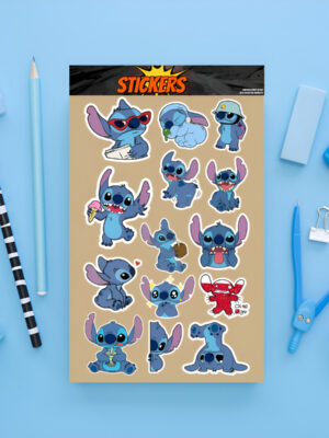 Pack Pegotines Stickers Stitch Memoestampados