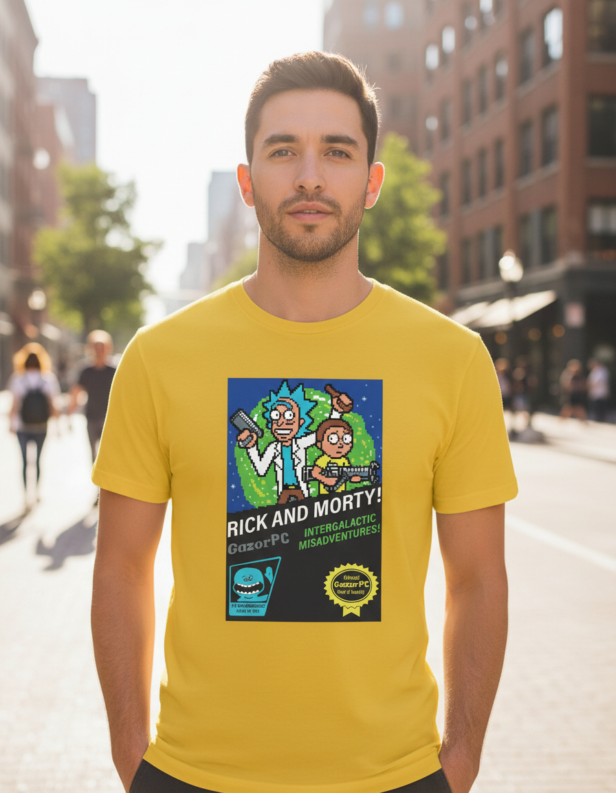 Remera: Pixel Rick Y Morty Memoestampados - Imagen 24