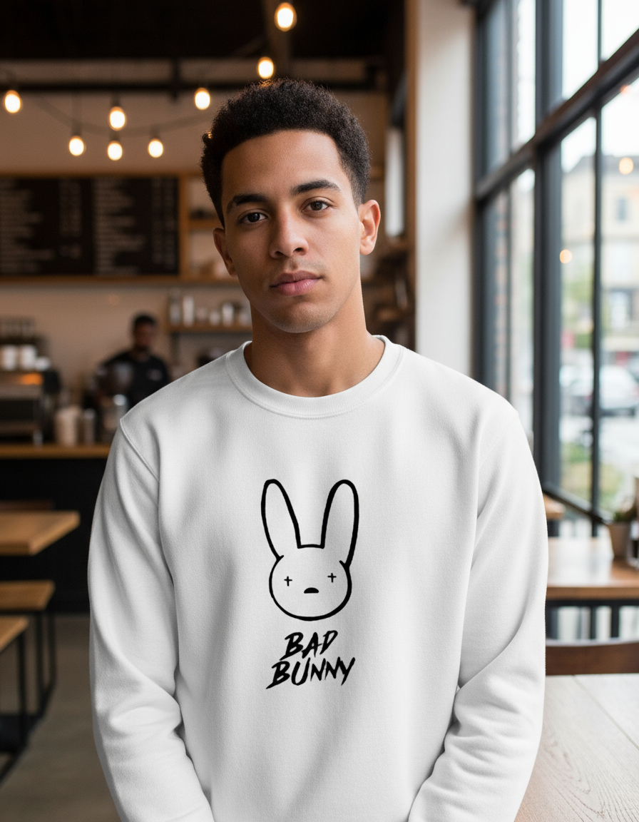 Buzo Bad Bunny Logo Memoestampados - Imagen 4