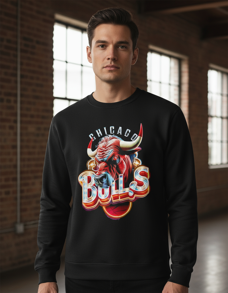 Buzo Bulls Memoestampados