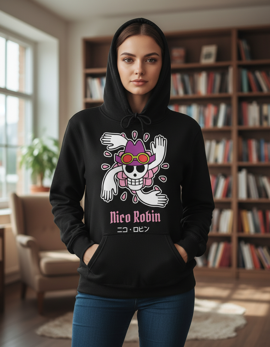 Canguro Nico Robin Flag One Piece Memoestampados