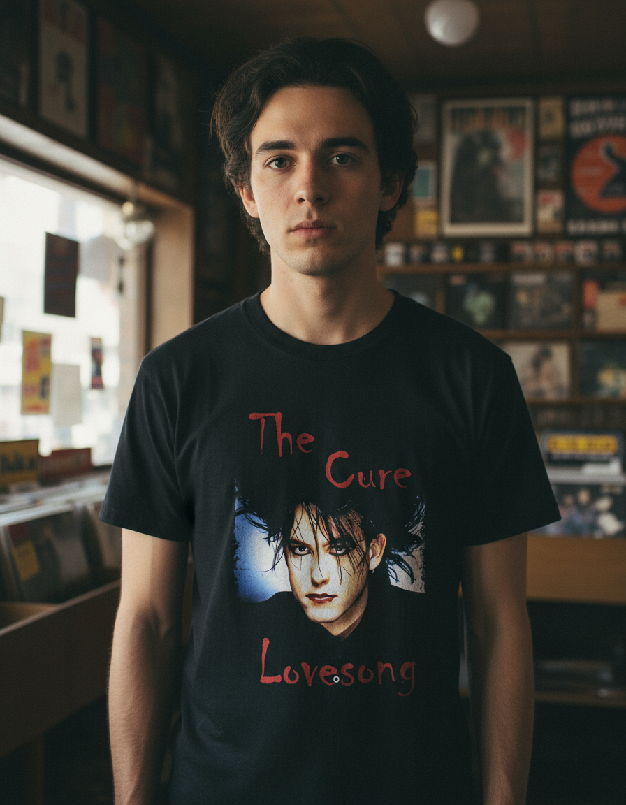Remera: The Cure Lovesung Memoestampados