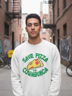 Buzo Save Pizza For Cowabunga Memoestampados