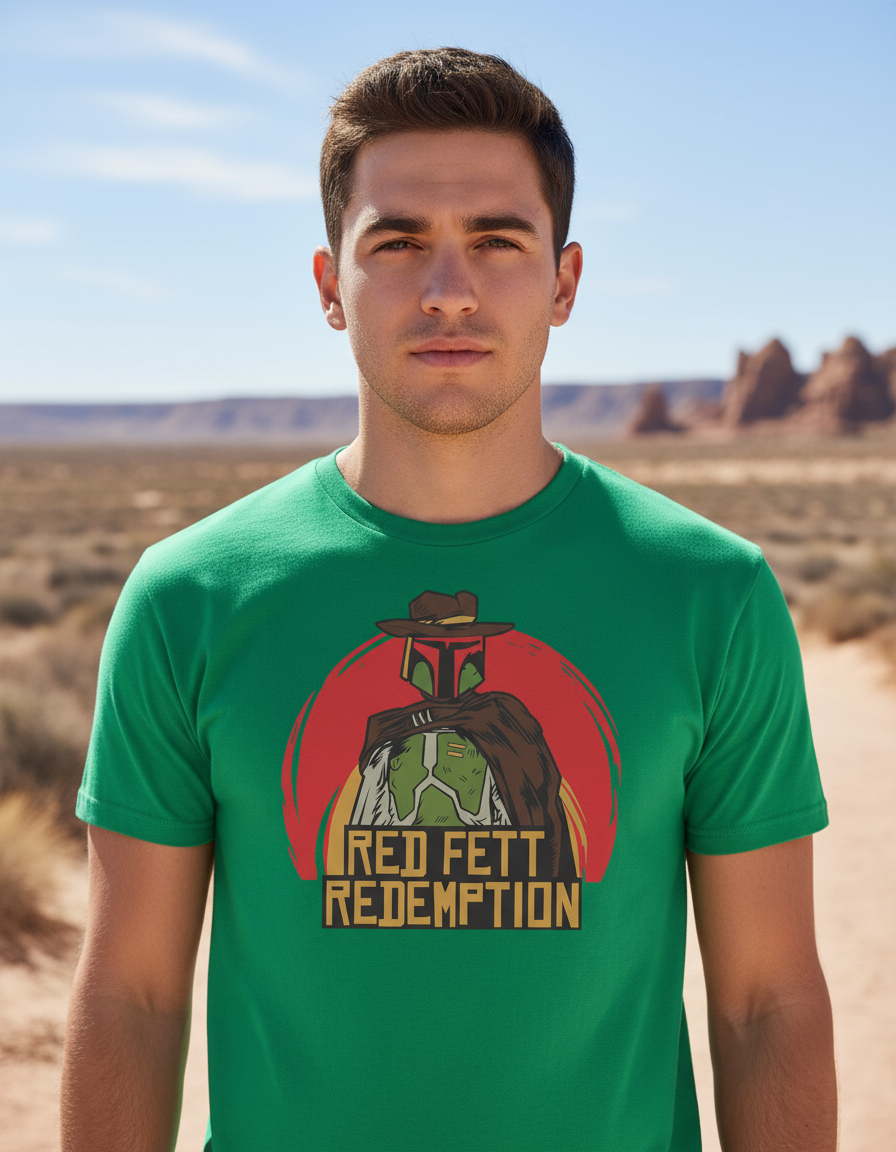 Remera: Red Fett Redemption Memoestampados - Imagen 4