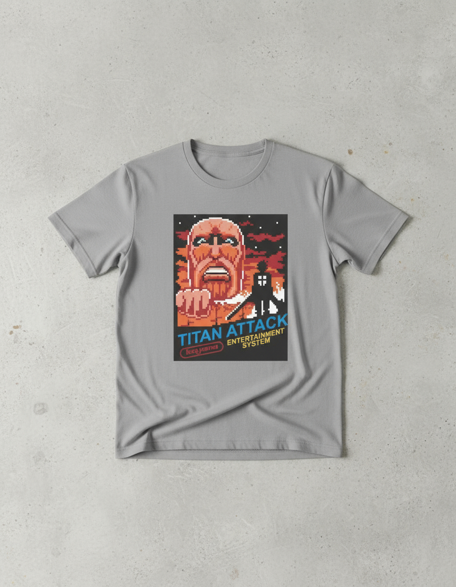 Remera: Titan Attack Nes Memoestampados - Imagen 26