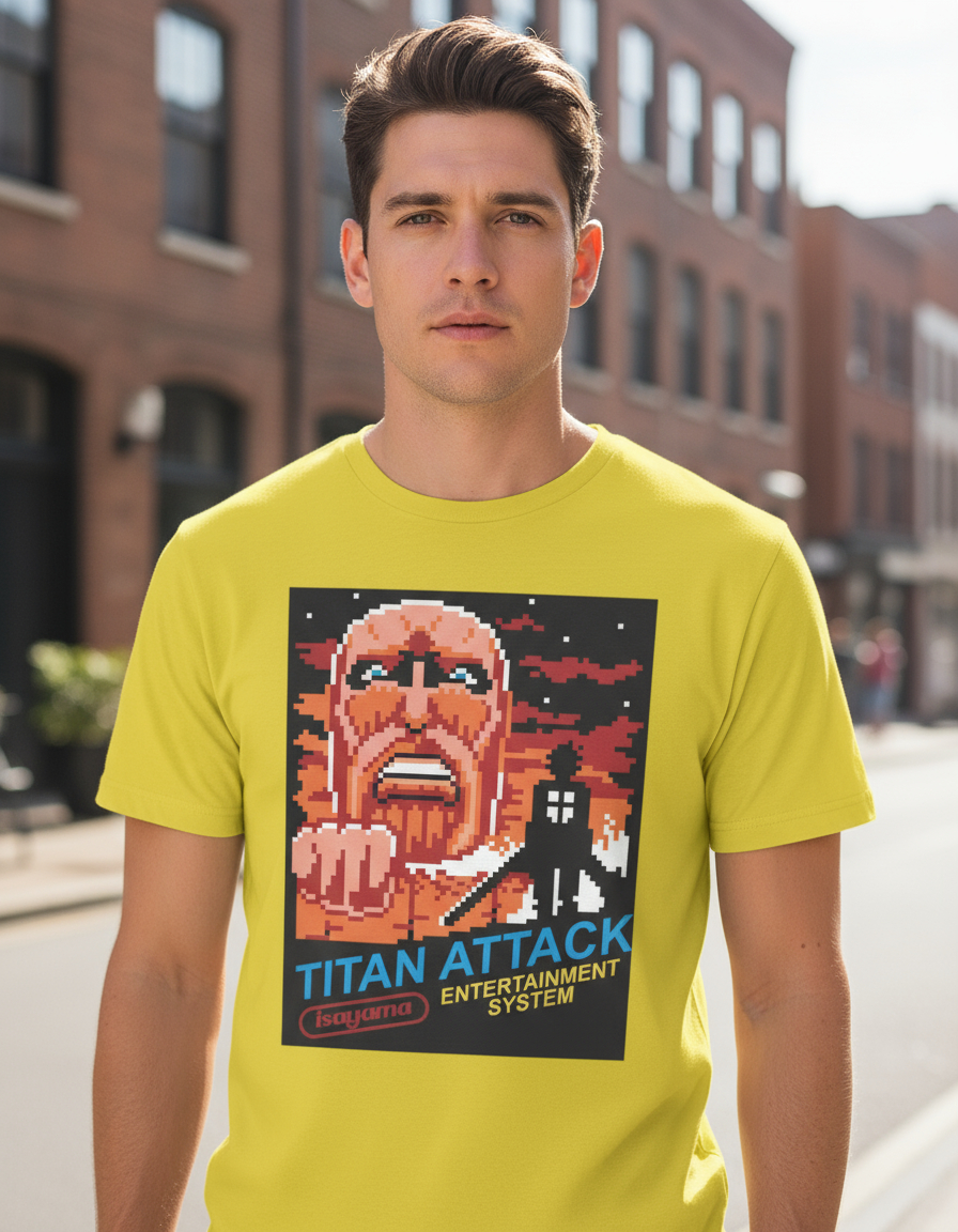 Remera: Titan Attack Nes Memoestampados - Imagen 18