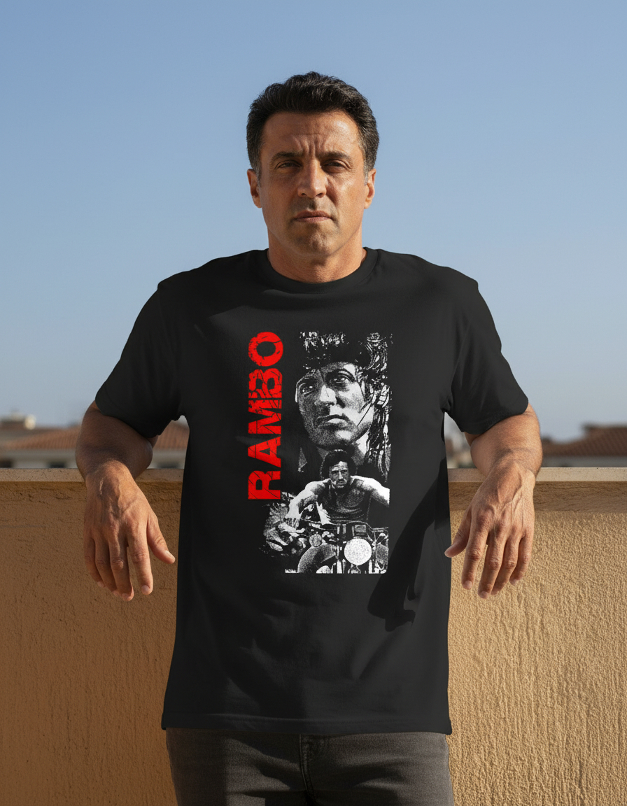 Remera: Rambo Memoestampados