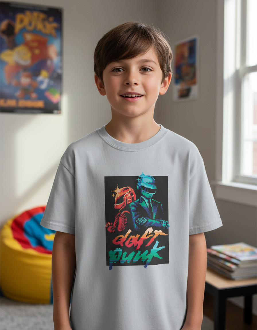 Remera: Daft Punk Pixel Art Memoestampados - Imagen 36