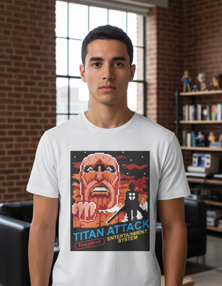Remera: Titan Attack Nes Memoestampados - Imagen 28