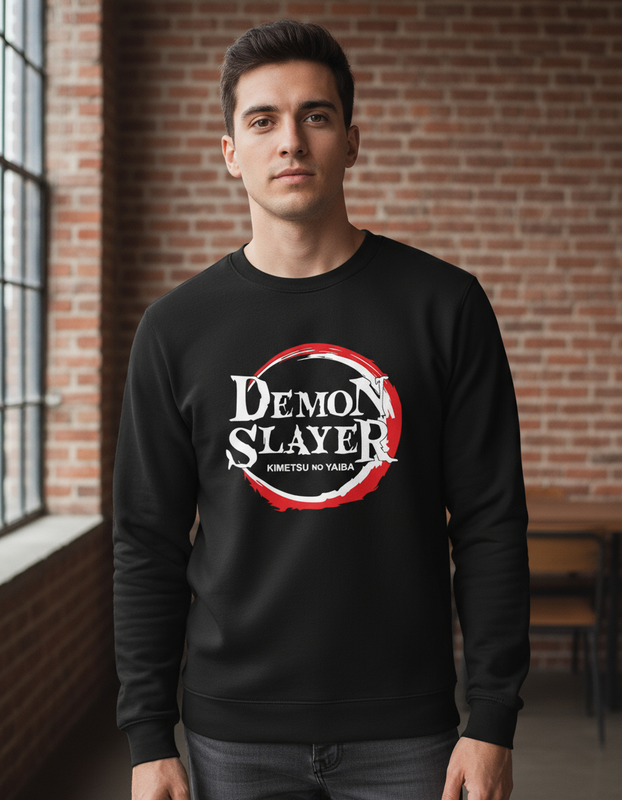 Buzo Anime Deamon Slyder Logo Memoestampados