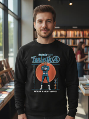 Buzo 4 Fantasticos Reed Richards Memoestampados