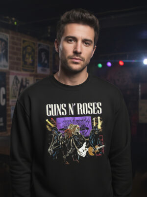 Buzo Guns And Roses Calaveras 3 Memoestampados