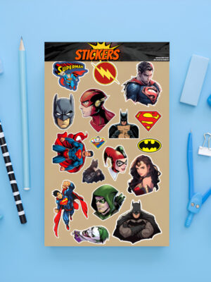 Pack Pegotines Stickers Dc Comics Memoestampados