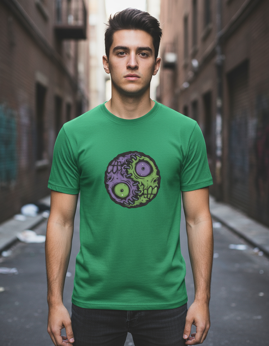 Remera: Zombie Ying Yang Memoestampados - Imagen 14