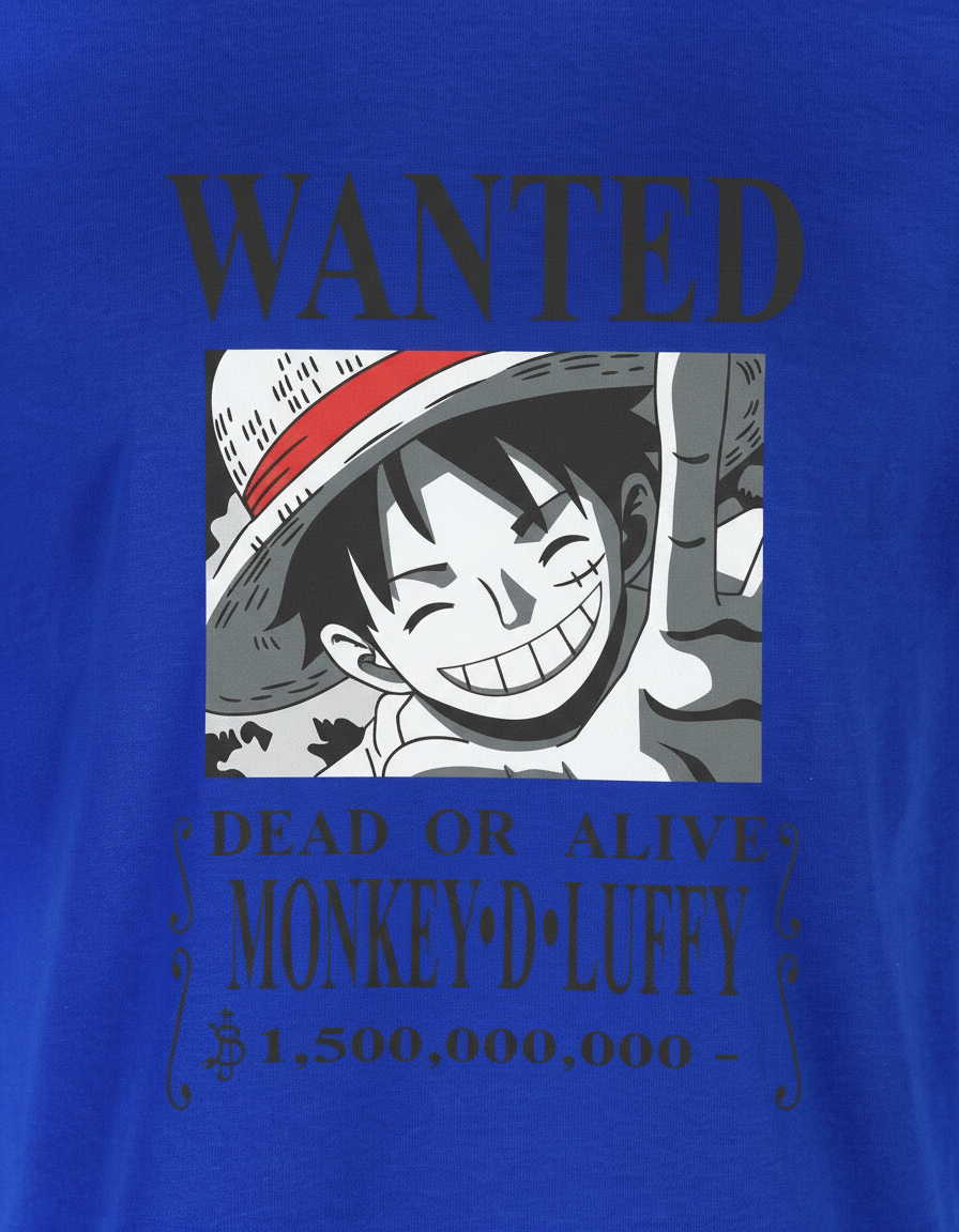 Remera: Wanted Luffy Memoestampados - Imagen 7