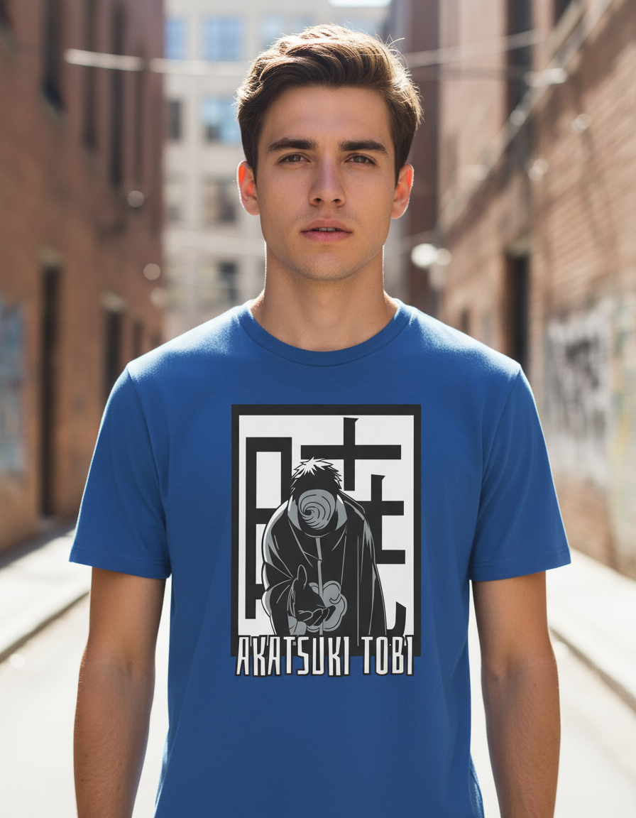 Remera: Akatsuki Tobi Naruto Memoestampados - Imagen 7