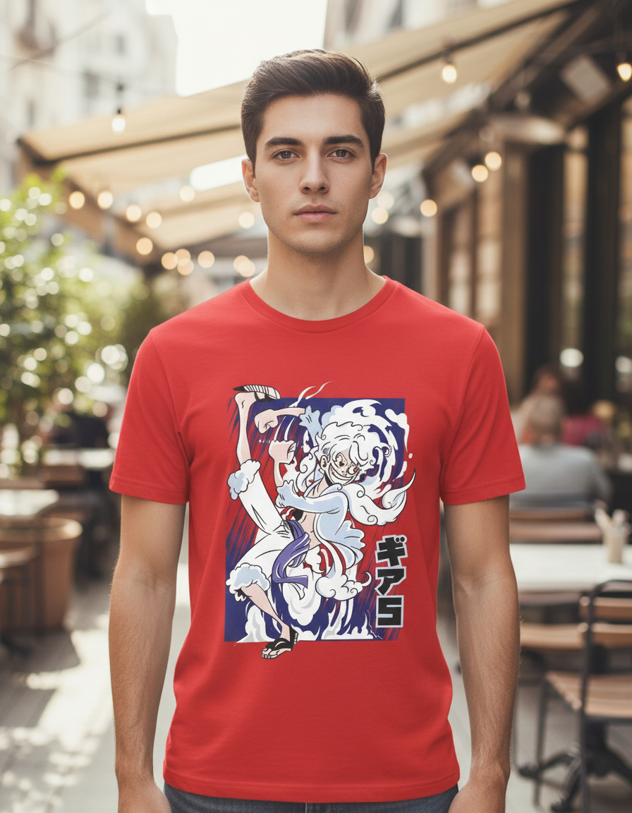 Remera: Luffy Gear Five 04 Memoestampados - Imagen 12