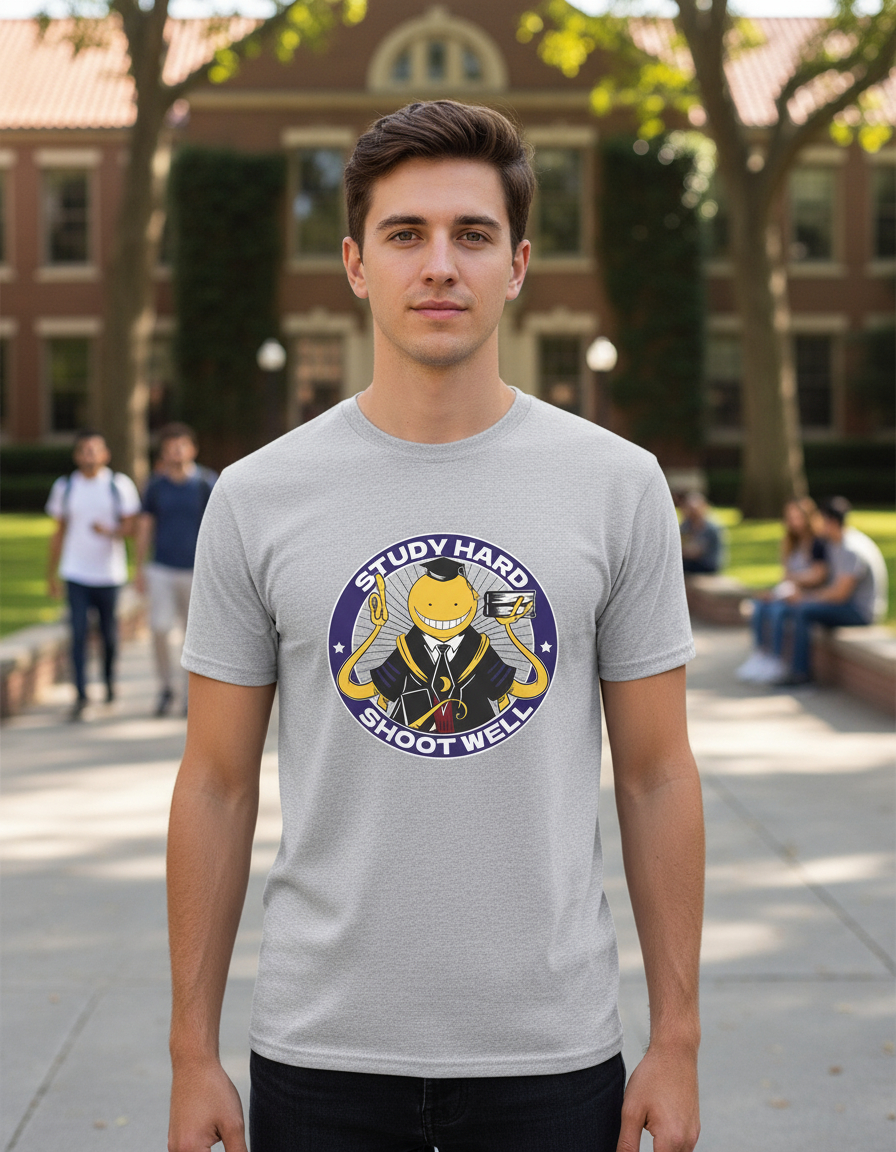 Remera: Study Hard Shoot Well Memoestampados - Imagen 11