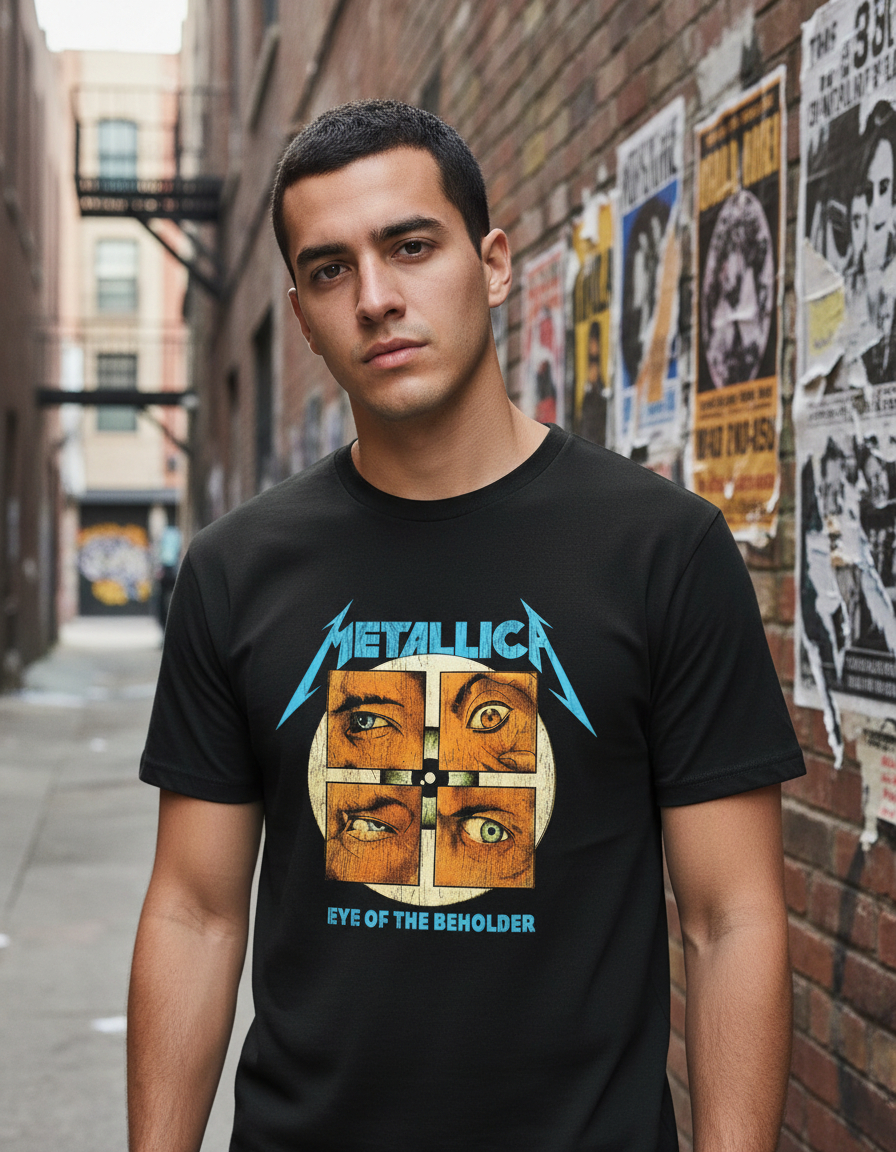 Remera: Metallica Eye Of The Beholder Memoestampados - Imagen 3