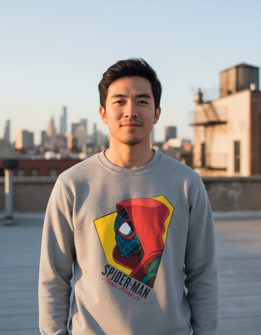 Buzo Spider-man Mile Morales Memoestampados - Imagen 3