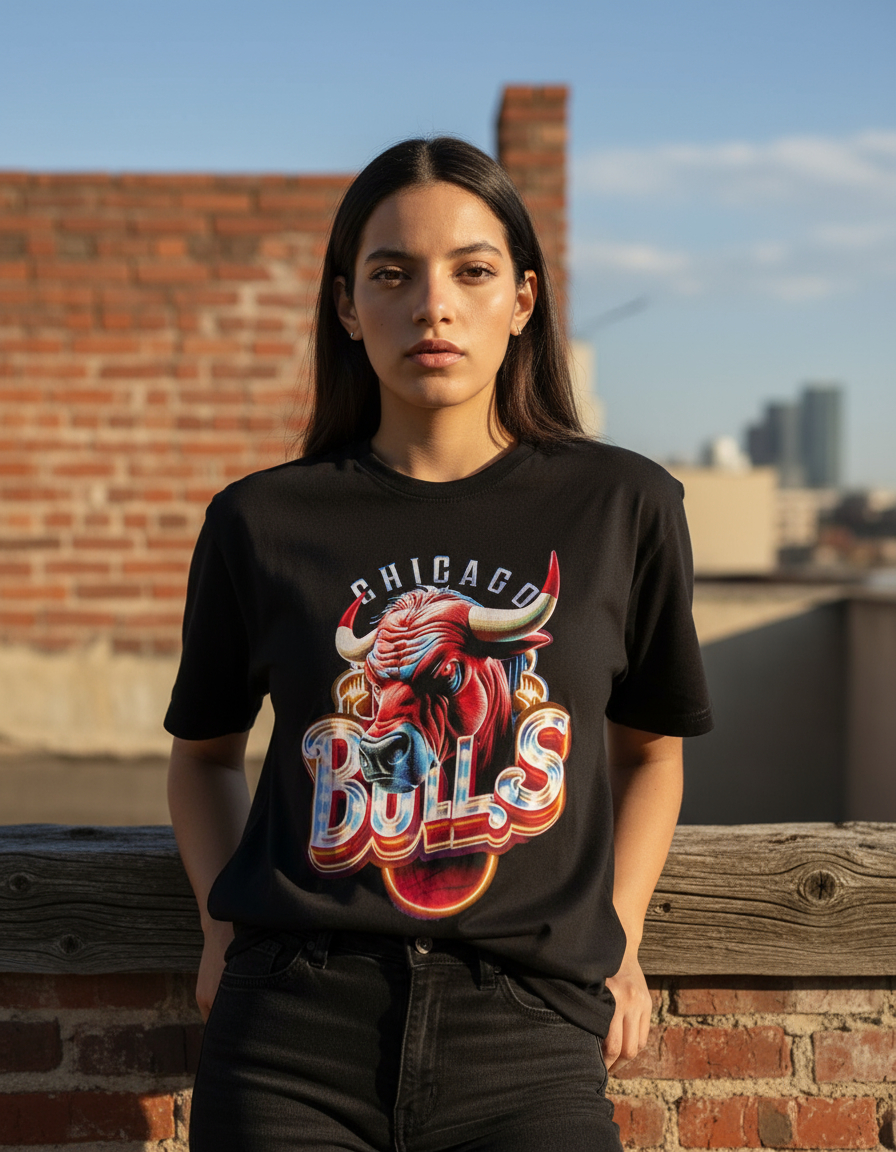 Remera: Bulls Memoestampados