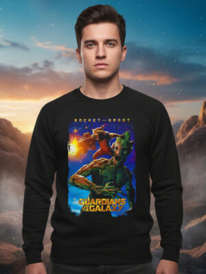 Buzo Rocket Y Groot Memoestampados